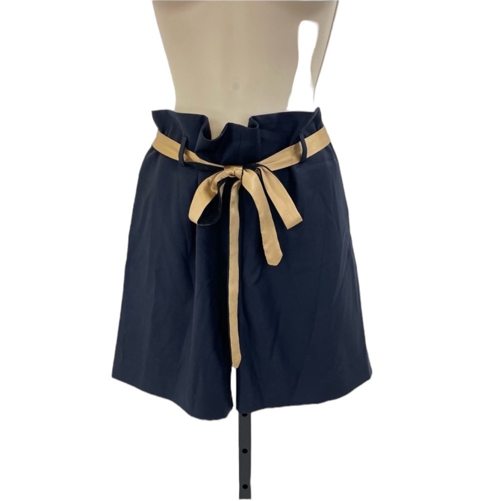 ❣️🎉 HP🎉❣️Jenni Kayne Paperbag High Waist Shorts XS Blue